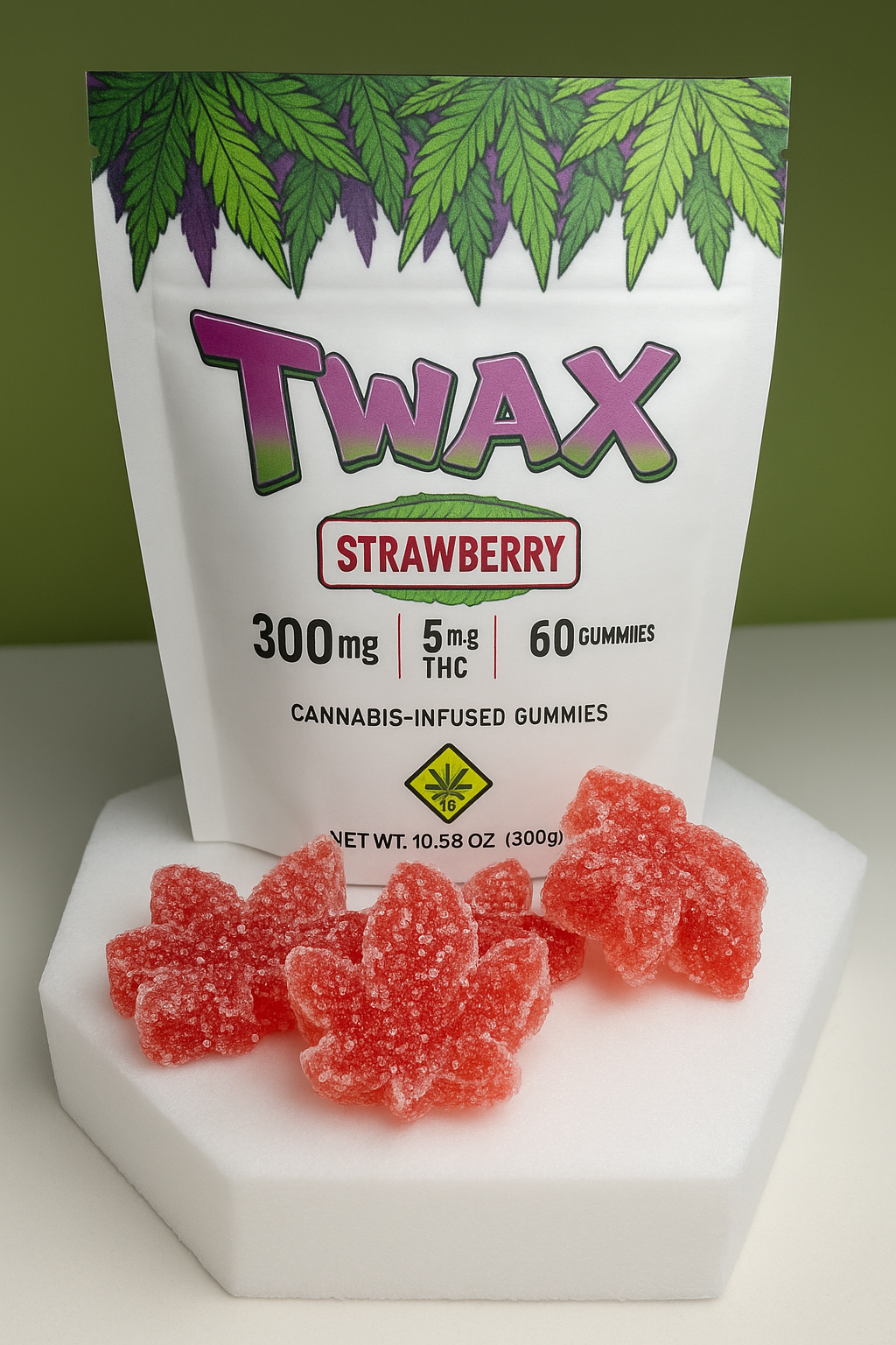 TWAX Infused Gummies Strawberry